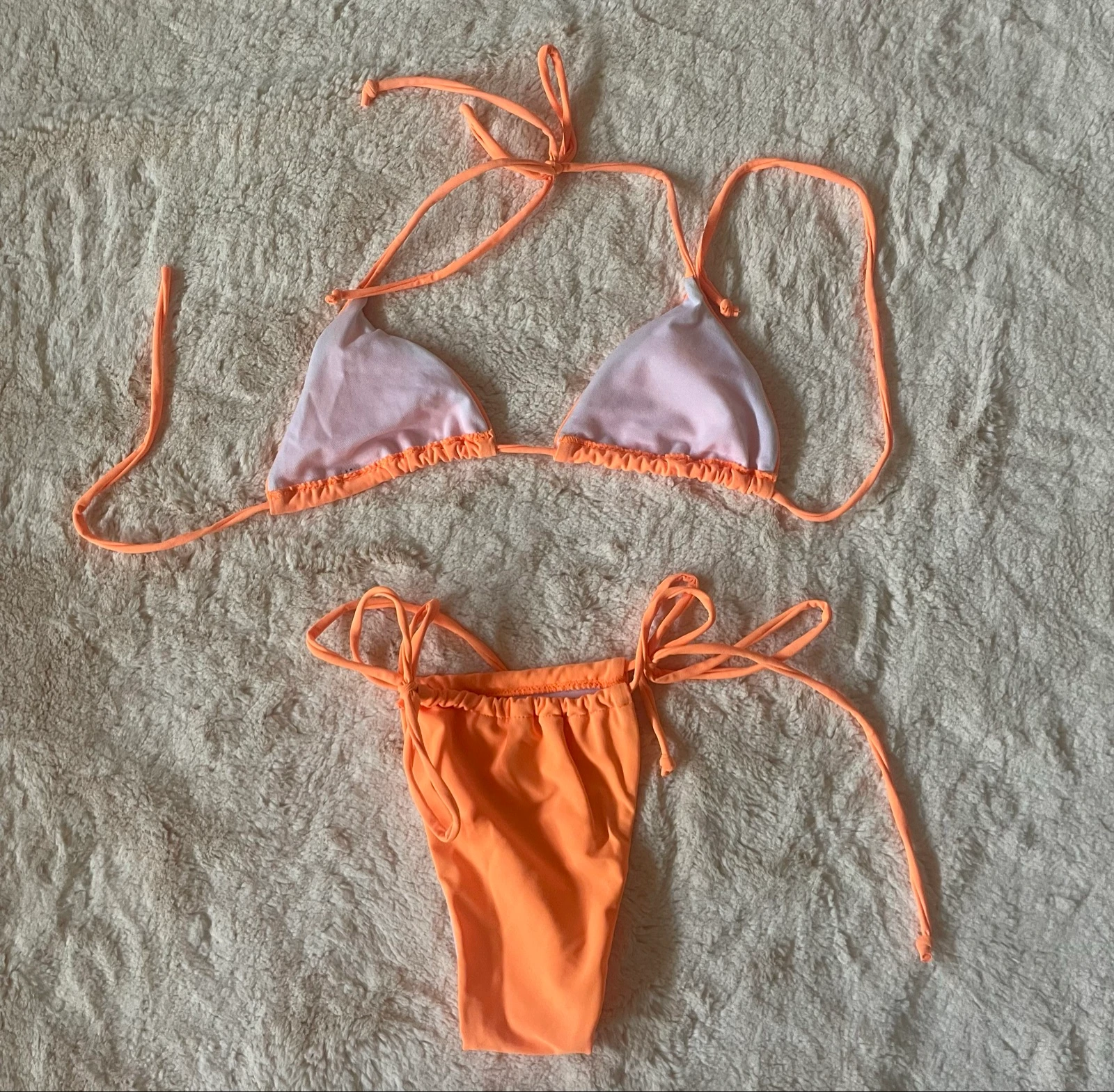 Neon orange bikini – photo 2